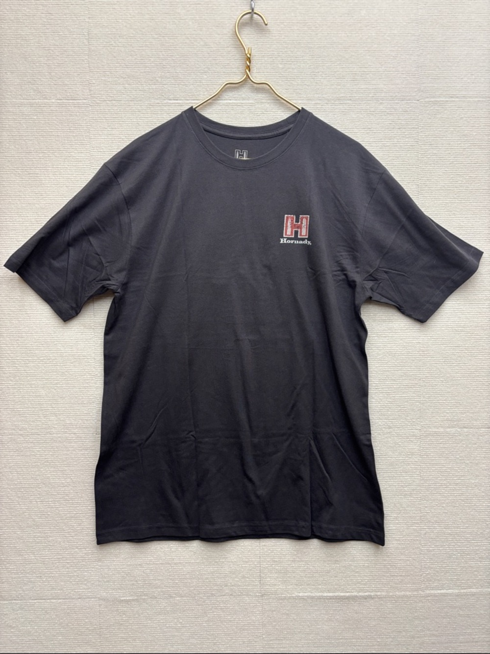 New Hornady | Men's Black Logo Crew Neck T-Shirt large